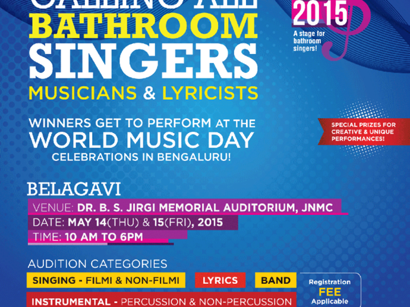 Belagavi Auditions – From Mug to Mike Music Fest 2015