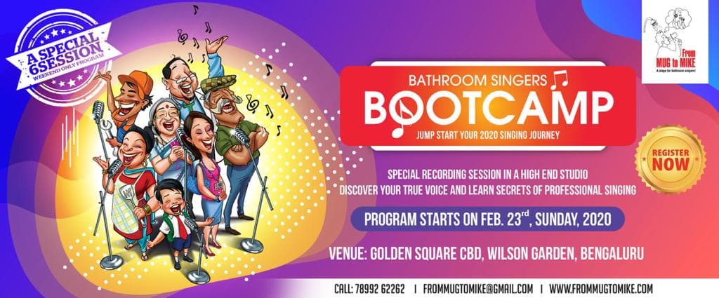 Bathroom Singers Bootcamp – A Special 6 Sessions Weekend Only Program