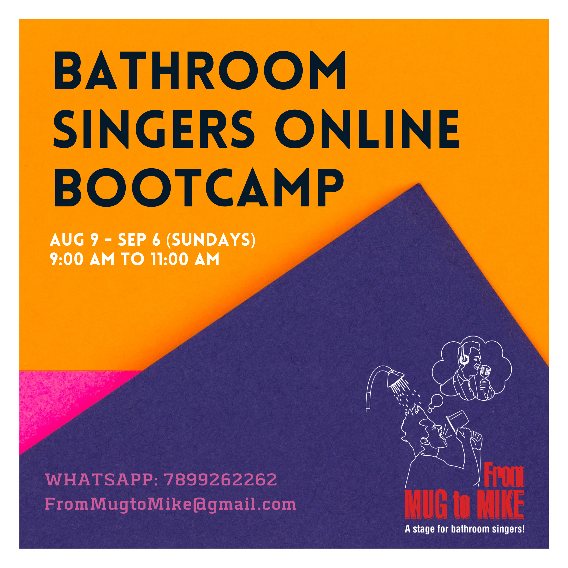 Bathroom Singers Online Bootcamp